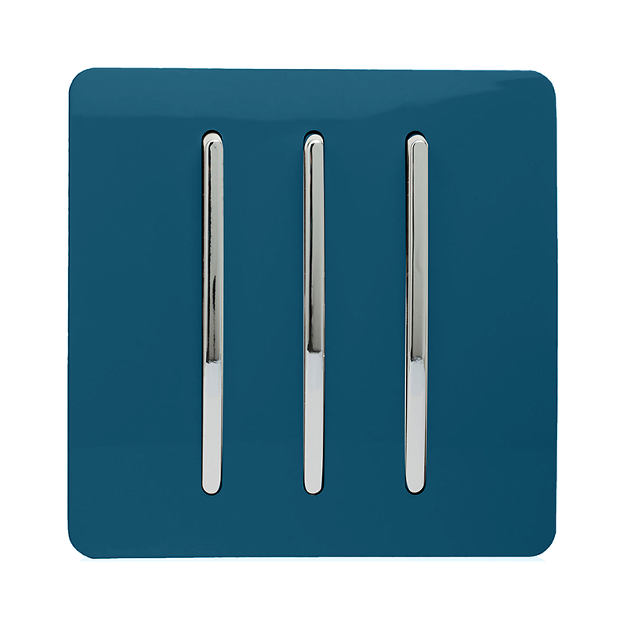 ART-SS6MD  3 Gang 2 Way 10 Amp Rocker Midnight Blue